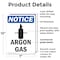 Signmission Argon Gas OSHA Notice Sign, Plastic, 7in W x 10in L, 2PK OS-2PACK-NS-P-710-V-10174 - alternate 4